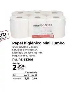 Staples Kalamazoo Papel higiénico Mini Jumbo oferta