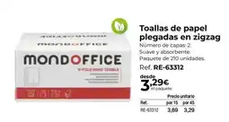 Staples Kalamazoo Toallas de papel plegadas en zigzag oferta