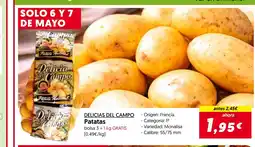 Hiper Usera DELICIAS DEL CAMPO Patatas oferta
