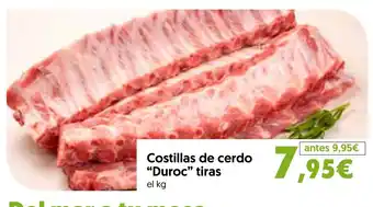 Hiper Usera Costillas de cerdo Duroc tiras oferta