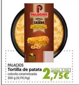 Hiper Usera PALACIOS Tortilla de patata oferta