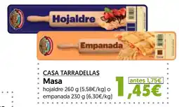 Hiper Usera CASA TARRADELLAS Masa oferta