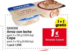 Hiper Usera DANONE Arroz con leche oferta