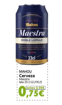 Hiper Usera MAHOU Cerveza oferta