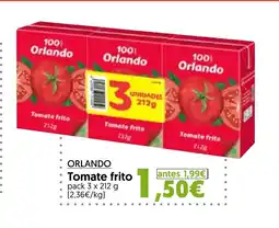 Hiper Usera ORLANDO Tomate frito oferta