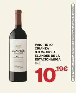 Supercor Vino tinto crianza d.o.ca. rioja el andén de la estación muga oferta