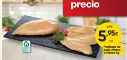 FROIZ Pechuga de pollo entera o filetes oferta