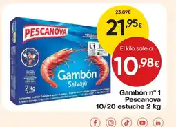 FROIZ PESCANOVA Gambón nº 1 oferta