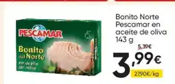 FROIZ PESCAMAR Bonito Norte en aceite de oliva oferta