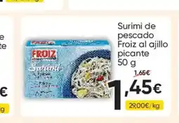 FROIZ FROIZ Surimi de pescado al ajillo picante oferta