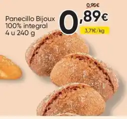 FROIZ Panecillo Bijoux 100% integral oferta