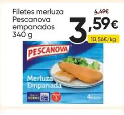 FROIZ PESCANOVA Filetes merluza empanados oferta
