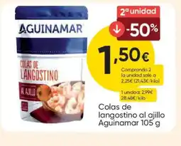 FROIZ AGUINAMAR Colas de langostino al ajillo oferta