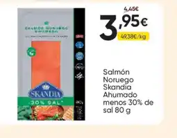 FROIZ SKANDIA Salmón Noruego Ahumado menos 30% de sal oferta