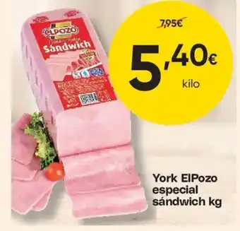 FROIZ York ElPozo especial sandwich oferta