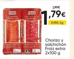 FROIZ FROIZ Chorizo y salchichón extra oferta