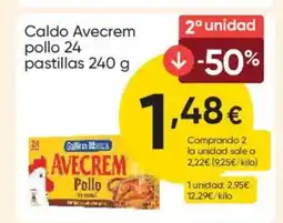 FROIZ AVECREM Caldo pollo 24 pastillas oferta