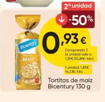 FROIZ BICENTURY Tortitas de maíz oferta