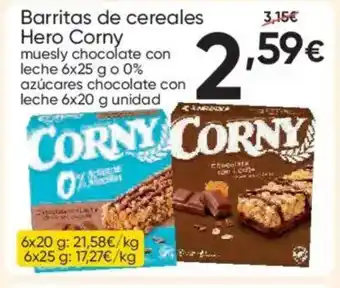 FROIZ CORNY Barritas de cereales oferta