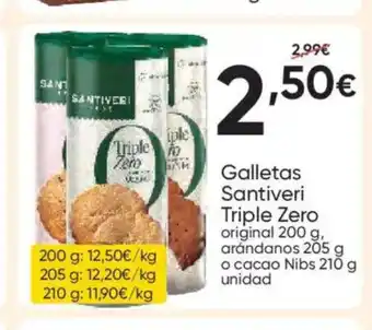 FROIZ SANTIVERI Galletas Triple Zero oferta