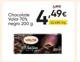 FROIZ VALOR Chocolate 70% negro oferta
