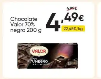 FROIZ VALOR Chocolate 70% negro oferta