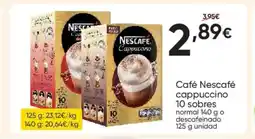 FROIZ Café Nescafé cappuccino 10 sobres oferta