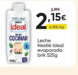 FROIZ Leche Nestlé Ideal evaporada brik oferta