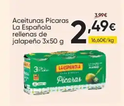 FROIZ LA ESPAÑOLA Aceitunas Pícaras rellenas de jalapeño oferta