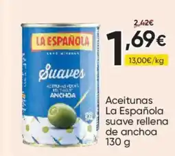 FROIZ LA ESPAÑOLA Aceitunas suave rellena de anchoa oferta
