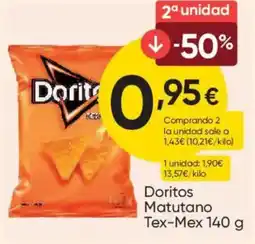 FROIZ DORITOS Matutano Tex-Mex oferta