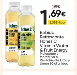 FROIZ HOHES C Bebida Refrescante Vitamin Water & Fruit Energy oferta
