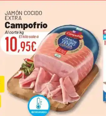 FROIZ CAMPOFRIO Jamón cocido extra oferta