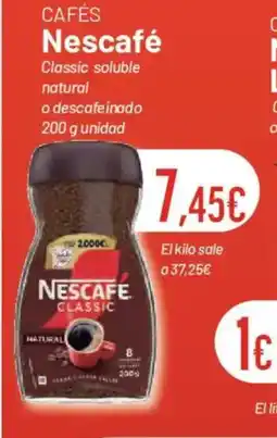 FROIZ NESCAFÉ Cafés oferta