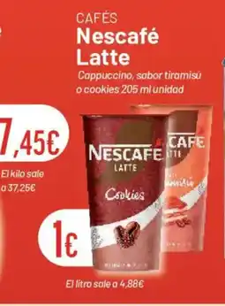 FROIZ NESCAFÉ Cafés latte oferta