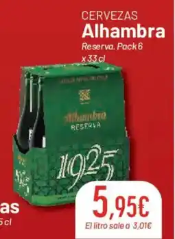 FROIZ ALHAMBRA Cervezas oferta