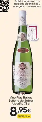 FROIZ Vino Rías Baixas Señorío de Sobral Albariño oferta
