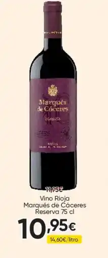 FROIZ MARQUÉS DE CÁCERES Vino Rioja Reserva oferta