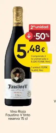 FROIZ FAUSTINO V Vino Rioja tinto reserva oferta
