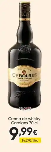 FROIZ CAROLANS Crema de whisky oferta