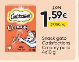 FROIZ CATISFACTIONS Snack gato Creamy pollo oferta