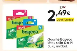 FROIZ BAYECO Guante látex talla SOM 30 u, unidad oferta