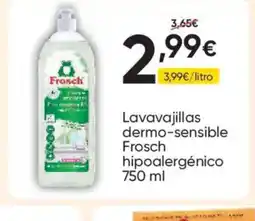 FROIZ FROSCH Lavavajillas dermo-sensible hipoalergénico oferta