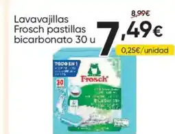 FROIZ FROSCH Lavavajillas pastillas bicarbonato 30 u oferta