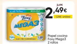 FROIZ FOXY Papel cocina Mega 3 2 rollos oferta