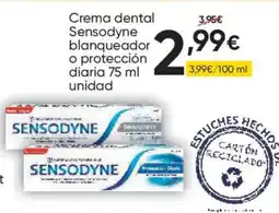 FROIZ SENSODYNE Crema dental blanqueador o protección diaria oferta