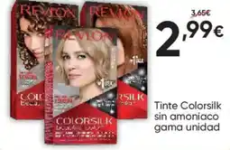 FROIZ Tinte Colorsilk sin amoníaco gama unidad oferta