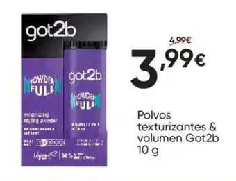 FROIZ GOT2B Polvos texturizantes & volumen oferta