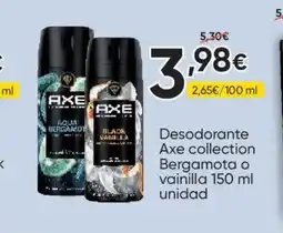 FROIZ AXE Desodorante collection Bergamota o vainilla oferta