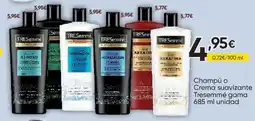 FROIZ TRESEMMÉ Champú o Crema suavizante gama oferta